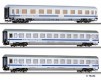 01601 Tillig Set of 3 Passenger cars "Berlin-Warzawa-Express" Set #1 (limited edition)